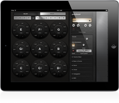 polychord an intuitive and intriguingly designed music app for the iPad